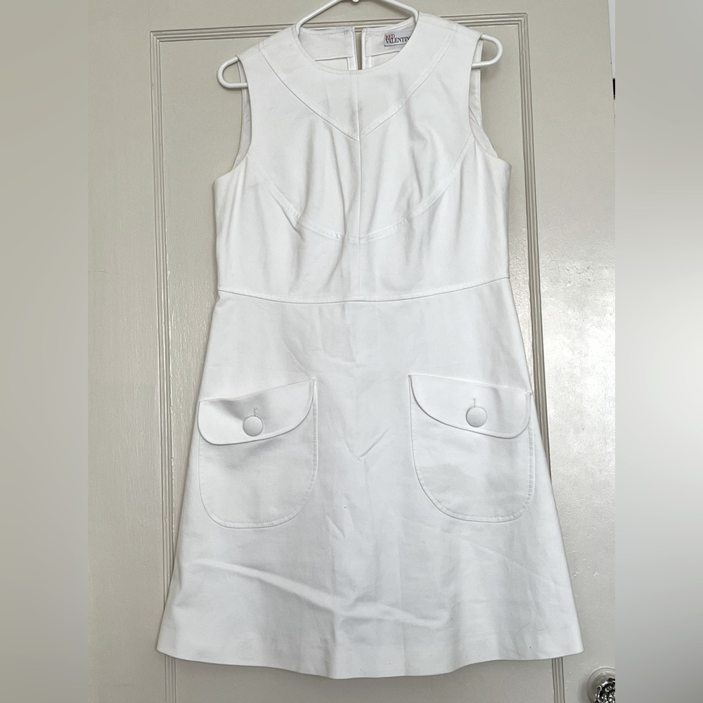 Vintage RED Valentino White Dress